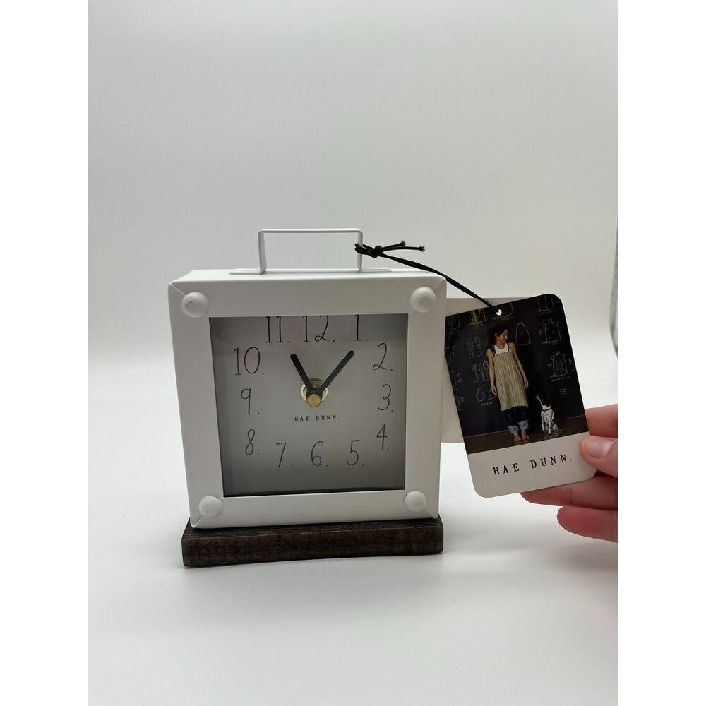 VHTF NWT Rae Dunn Desk Clock